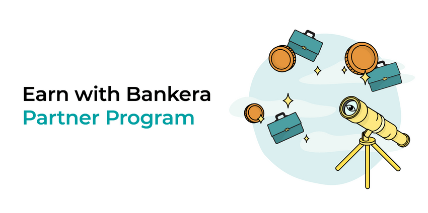 Заработайте с помощью партнерской программы Bankera