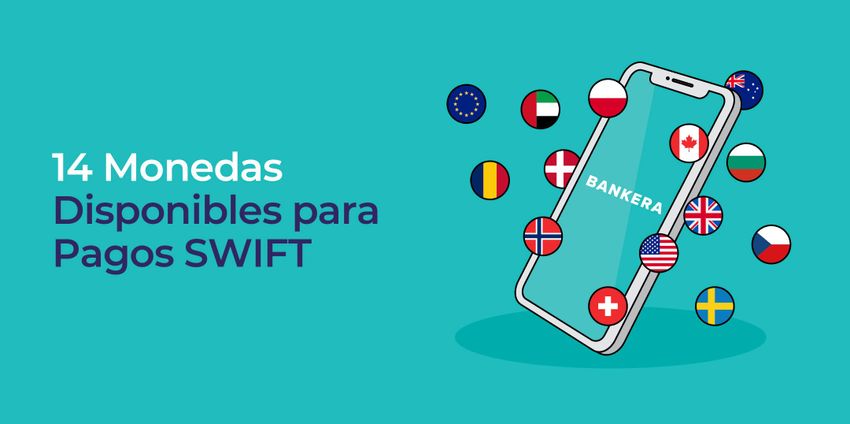 Pagos SWIFT internacionales en 14 monedas
