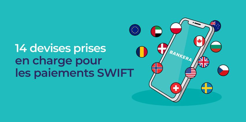 Paiements SWIFT internationaux dans 14 devises